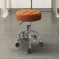 Tabouret de Travail à Roulettes Réglable – Siège Rembourré Pivotant pour Salon, Bureau et Atelier