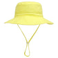 Chapeau de soleil enfant avec cordon – Protection anti-UV, motifs colorés et unis pour filles et garçons