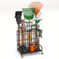 Support de Rangement pour Outils de Jardin – Organiseur Extérieur Robuste pour Pelles, Râteaux, Balais et Accessoires