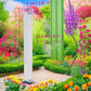 Borne de Jardin avec Robinet en Acier Inoxydable Colonne d’Arrosage Extérieure pour Jardin et Potager