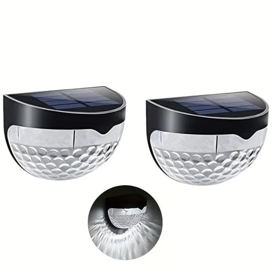 Applique Solaire LED Extérieur – Éclairage Mural Décoratif avec Effet Projecteur pour Jardin et Terrasse