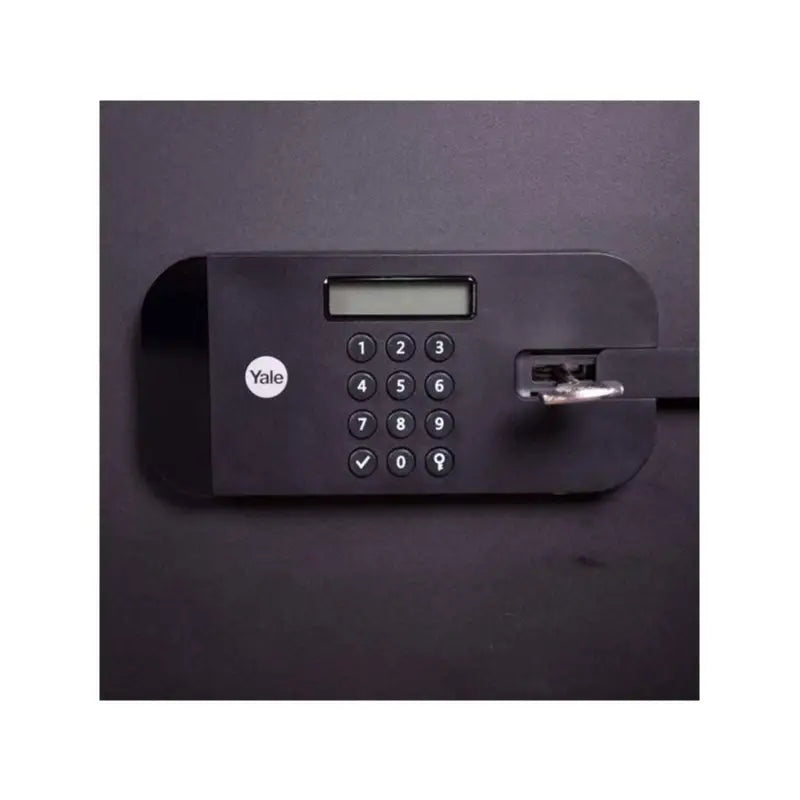Coffre-fort Électronique Yale à Code Numérique – Serrure Sécurisée avec Clavier Digital et Alimentation d’Urgence