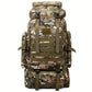 Sac à dos randonnée militaire 70L Grande capacité, camouflage étanche et ultra-résistant