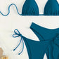Ensemble Bikini Brésilien – Triangle Ajustable & Bas Échancré à Nouer