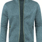 Veste Zippée Homme Polaire Légère – Gilet Chaud à Col Montant pour l’Hiver