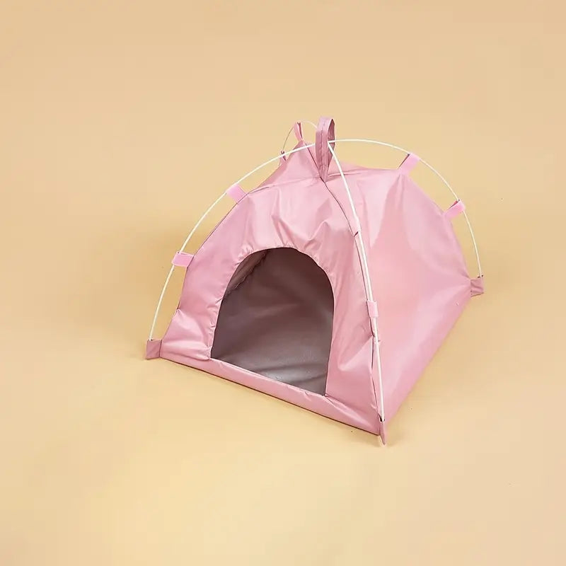 Tente Pliable pour Chat ou Petit Chien – Maison Portable en Tissu Imperméable avec Coussin Amovible