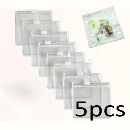 Sachets de Rangement Transparent Zip pour Bijoux – Pochette Réutilisable et Étanche