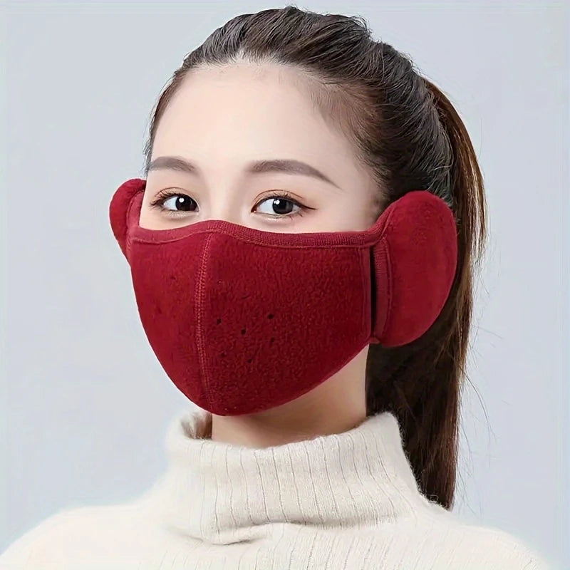 Masque Hiver avec Cache-Oreilles Intégrés – Protection Chaude et Confortable Contre le Froid pour Homme