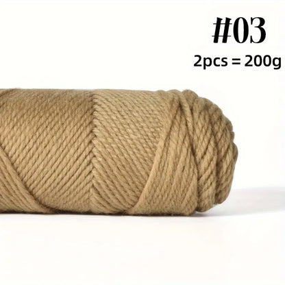 Lot de Pelotes de Laine Douce – Fil Épais pour Tricot & Crochet Débutant ou Expert