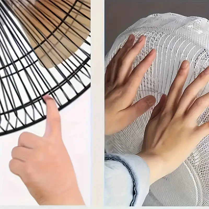 Housse de Protection Anti-Poussière pour Ventilateur – Filet Respirant Lavable, Améliore la Qualité de l'Air Intérieur