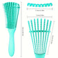 Brosse Démêlante Flexible pour Cheveux Bouclés et Crépus – Anti-Casse, Adaptée aux Cheveux Mouillés ou Secs