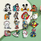 Lot de Broches Disney Enfant – Pins Mickey, Stitch, Bambi, La Petite Sirène, Winnie et Personnages Classiques