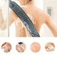 Kit de Gommage Douche 3 Pièces – Bande Exfoliante Dos, Gant de Bain et Fleur de Douche pour Soin du Corps