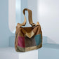 Sac à main femme en patchwork vintage  Style bohème chic et grande capacité