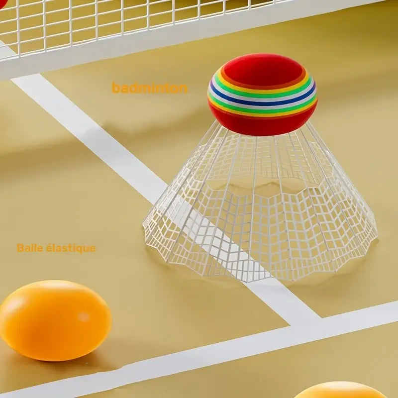 Set de raquettes enfants avec volant et balle – Jeu de plein air ludique et sportif