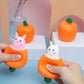Jouet Lapin Carotte Surprise en Silicone – Lot de 2 Jouets Sensoriels et Anti-Stress pour Bébé et Tout-Petit