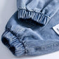 Jean Garçon Taille Élastique – Pantalons Enfant Confortables en Denim Bleu avec Poches Pratiques