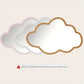 Miroir mural nuage en bois – Décoration chambre bébé design et moderne