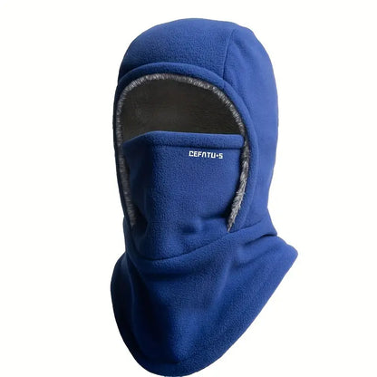 Cagoule thermique hiver pour cyclisme, coloris Bleu