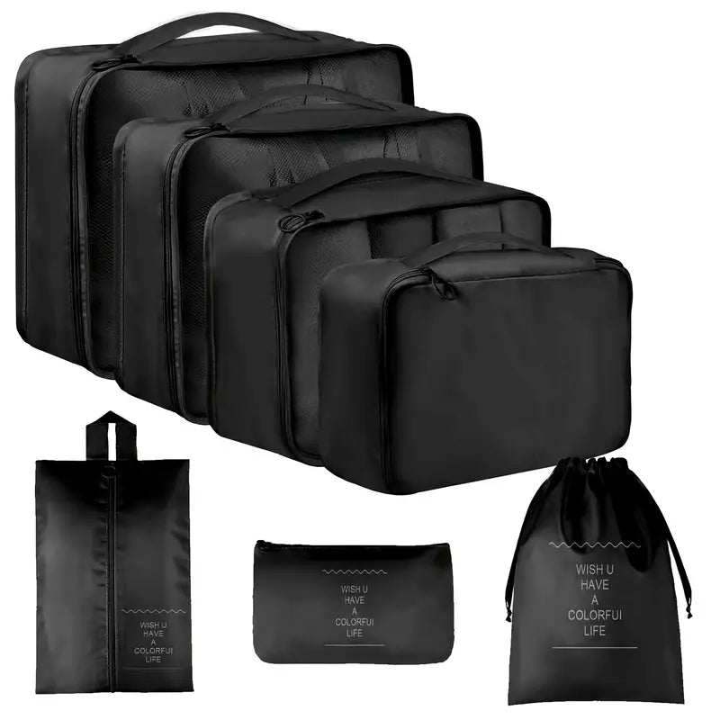 Set de 7 organiseurs de voyage Rangement pratique pour valises et bagages