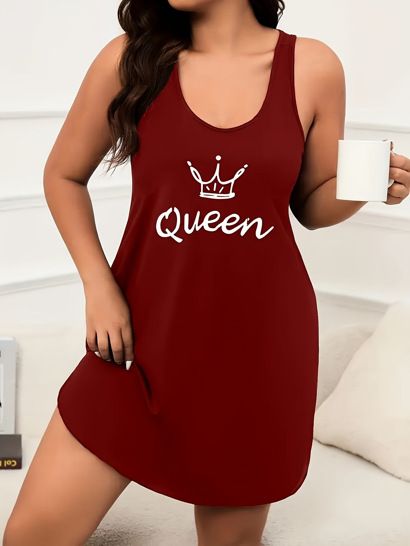 Robe décontractée grande taille pour femmes