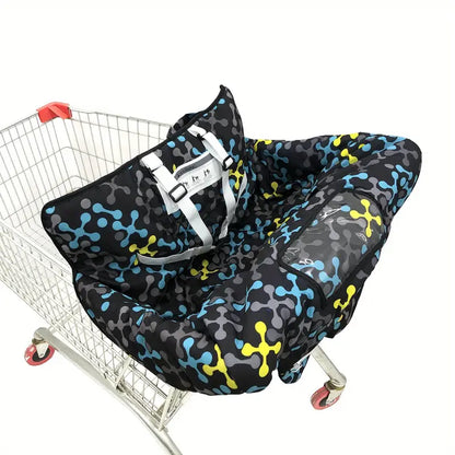 Housse de protection pour caddie bébé, coloris Noir