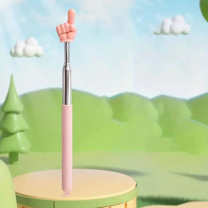 Pointeur télescopique main en mousse – Accessoire original pour enseignants, formateurs et présentations scolaires