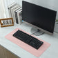 Tapis de bureau antidérapant grand format, coloris Rose