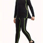 Ensemble de Sport Enfant – T-shirt Manches Longues et Legging Noir Respirant