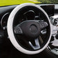 Housse de volant en cuir antidérapante – Accessoire intérieur voiture confort et élégance