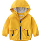 Veste Coupe-Vent Enfant à Capuche – Imperméable Légère avec Motifs Voitures