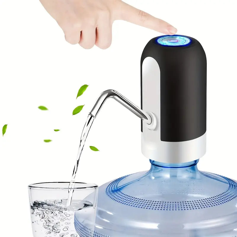 Pompe à eau électrique rechargeable, coloris Noir
