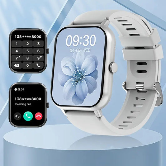 Montre connectée femme élégante – Écran tactile HD, appels Bluetooth et bracelet