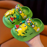 Chaussures bébé garçon dino colorées, coloris Vert