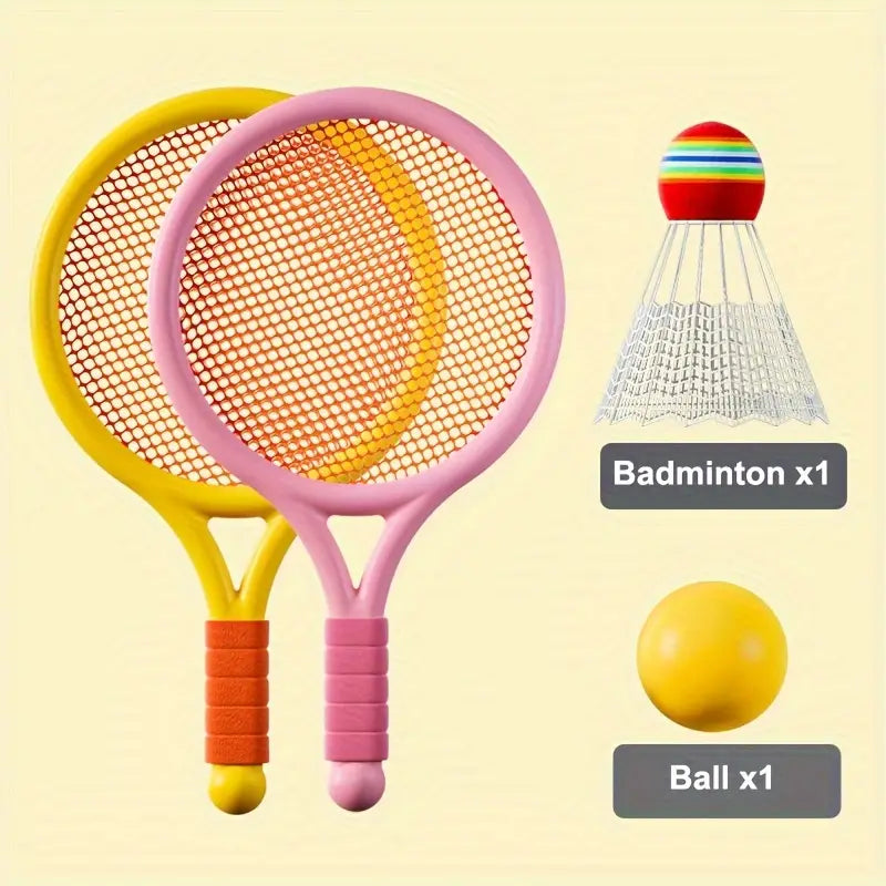Set de raquettes enfants avec volant et balle – Jeu de plein air ludique et sportif