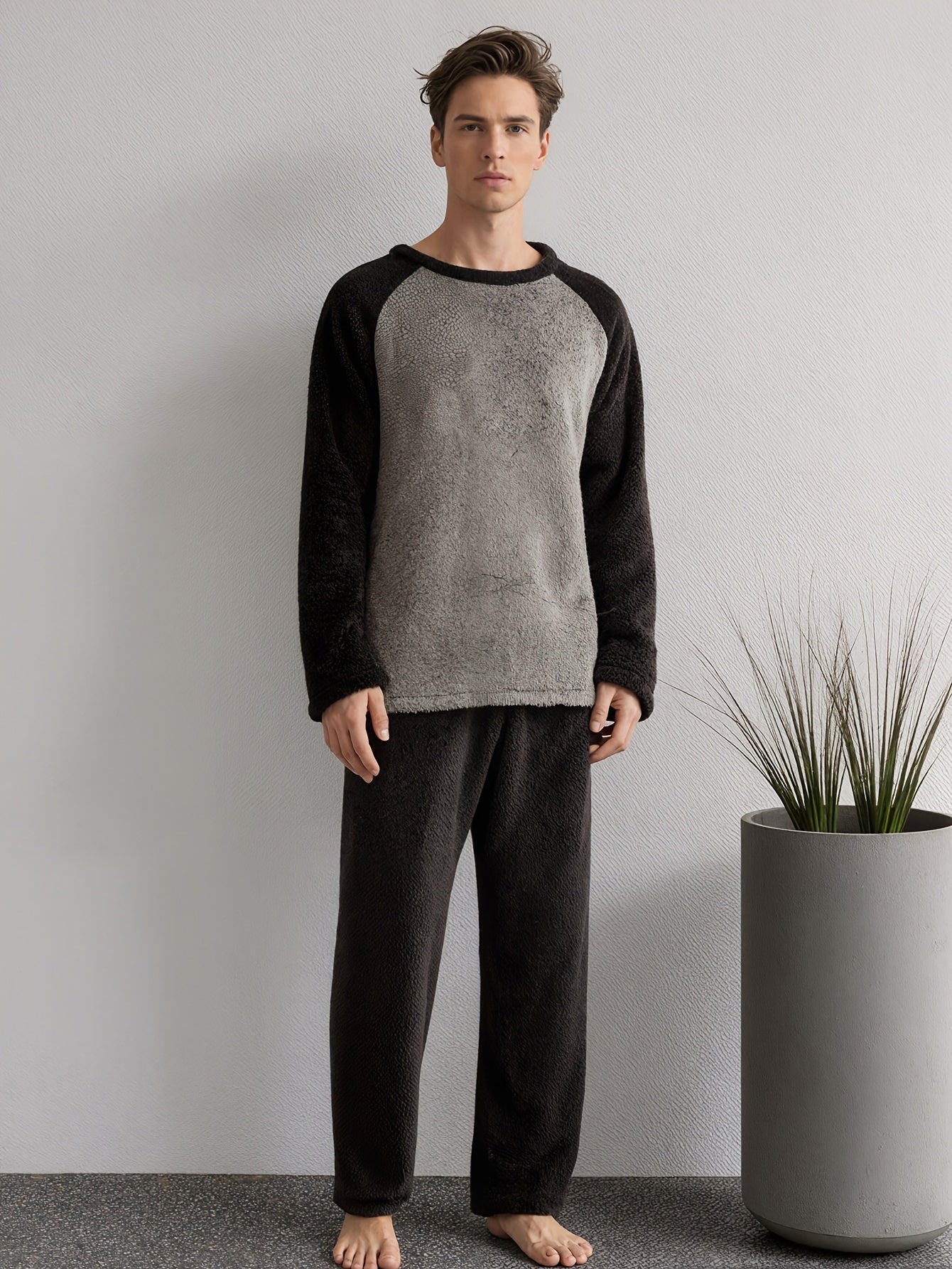 Pyjama d'automne/hiver pour homme