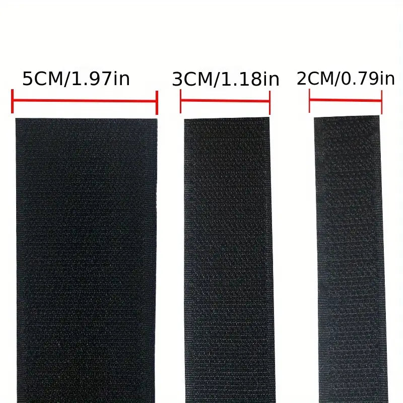 Bande Auto-Agrippante Adhésive Noire – Velcro Résistant pour Fixation et Organisation – Adhésifs et Colles Polyvalents
