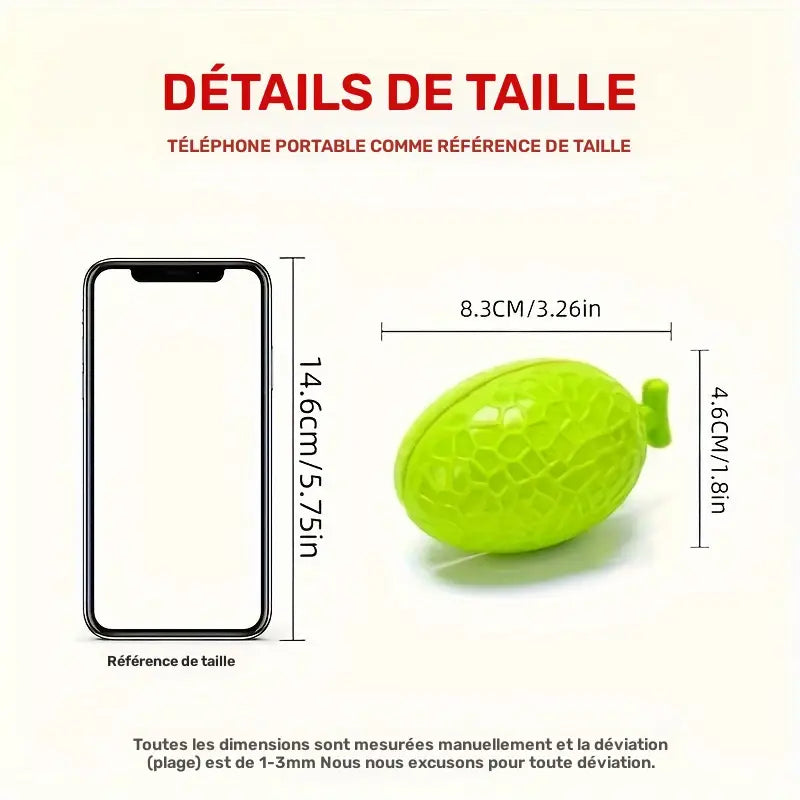 Jouet d’Éveil Bébé en Forme de Pomme – Jeu d’Imitation Aliment Magnétique