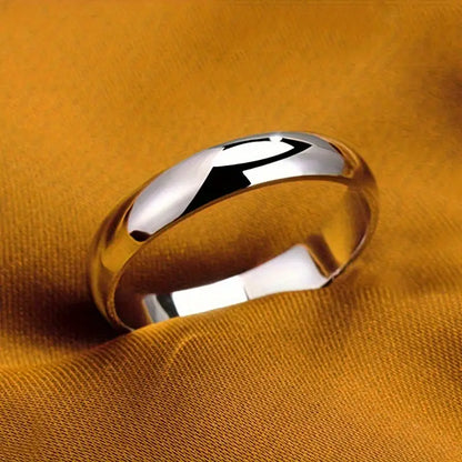 Bague Enfant en Acier Inoxydable Argenté – Bijou Élégant et Confortable