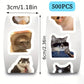 Autocollants Drôles de Chats – Stickers Amusants en Rouleau pour Ordinateur Portable, Tablette et Décoration DIY