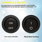 Interrupteur étanche ON/OFF 12V 20A pour bateau et kayak – Accessoire électrique marin facile à installer
