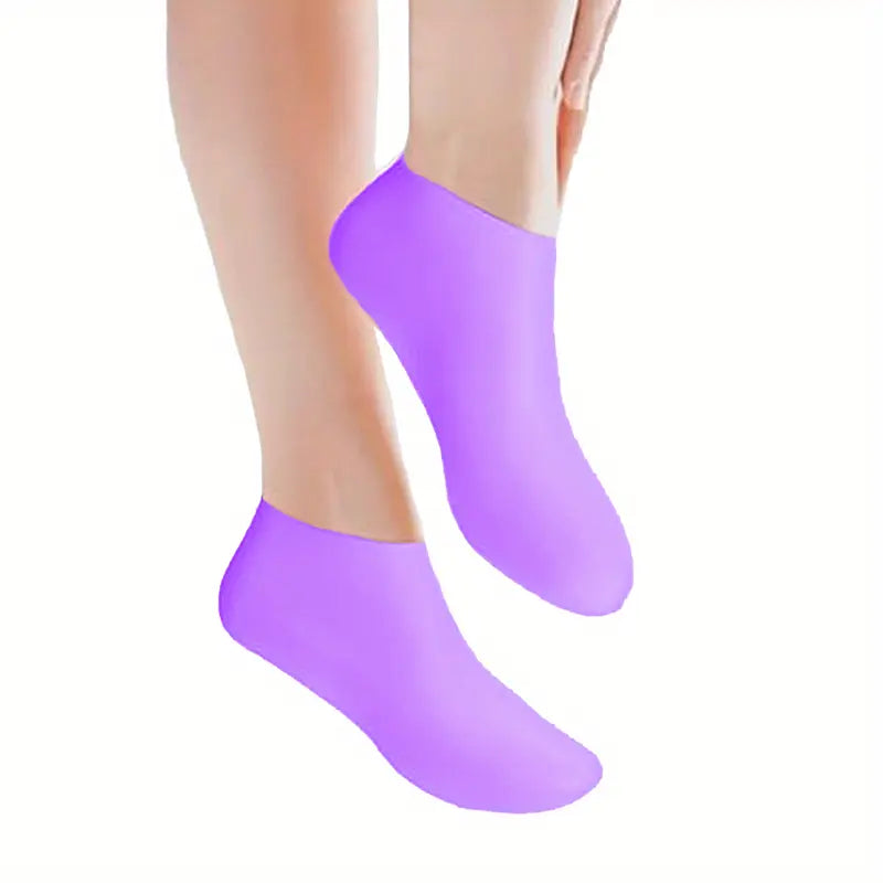 Chaussettes Exfoliantes Lavande – Soin Pieds Peau Neuve & Douceur Intense