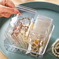 Boîte de Rangement Transparente avec Pochettes Individuelles – Idéale pour Bijoux, Perles et Accessoires