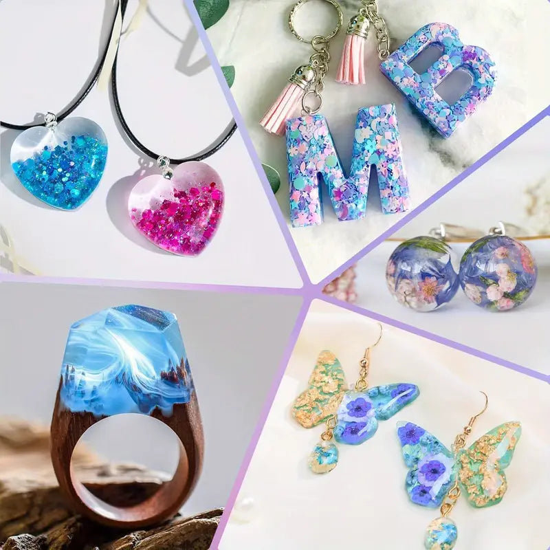 Résine Époxy Transparente pour Bijoux et Créations Artistiques – Haute Clarté et Durabilité