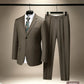 Costume 2 pièces uni pour homme grande taille