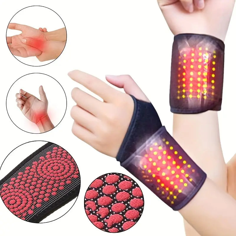 Gants de thérapie chauffants – Orthèse main anti-douleur pour arthrite, engourdissement et gonflement