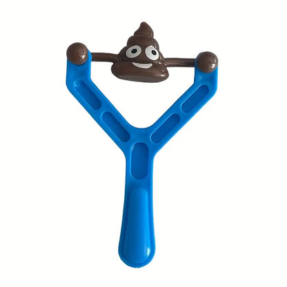 Lance-pierre caca rigolo – Jouet fantaisie pour blagues et farces hilarantes