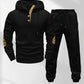 Ensemble Homme : Sweat à Capuche Jacquard Tricoté et Pantalon