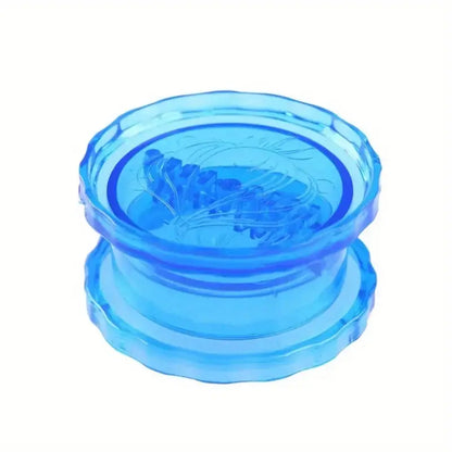 Hachoir à Ail Manuel en Plastique Transparent – Mini Broyeur Rotatif pour Ail, Gingembre et Herbes