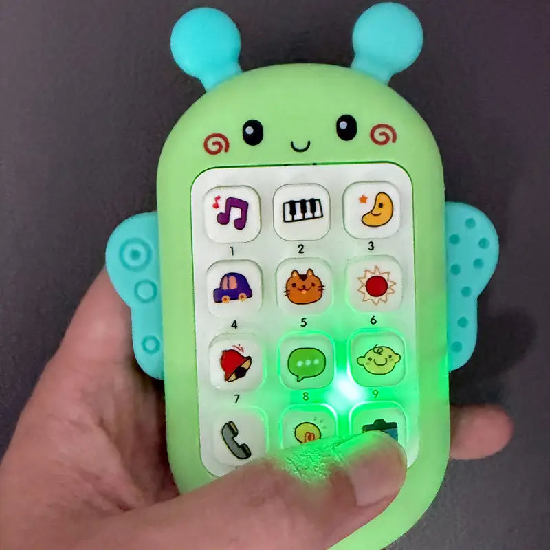 Téléphone Musical Éducatif pour Bébé – Jouet d’Éveil Sonore et Lumineux en Forme d’Insecte
